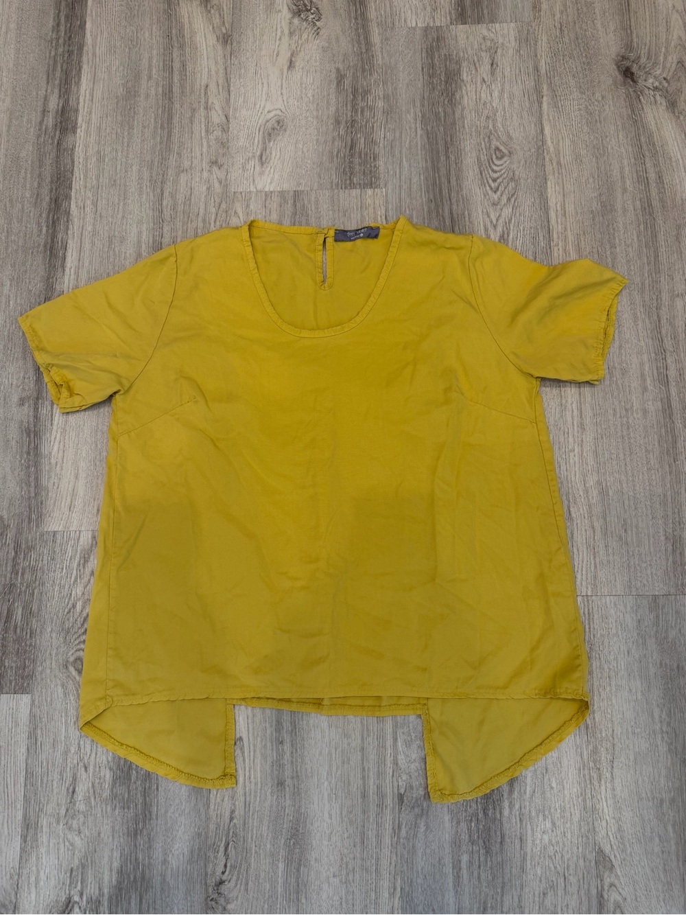 Grey Violet XL Mustard Yellow 100% Lyocell High Low Tunic Made Italy